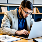제품디자인 직무 전환을 위한 커리어 패스 - Focused Learning**

"A person fully clothed, studying product design books and software tutorials on...