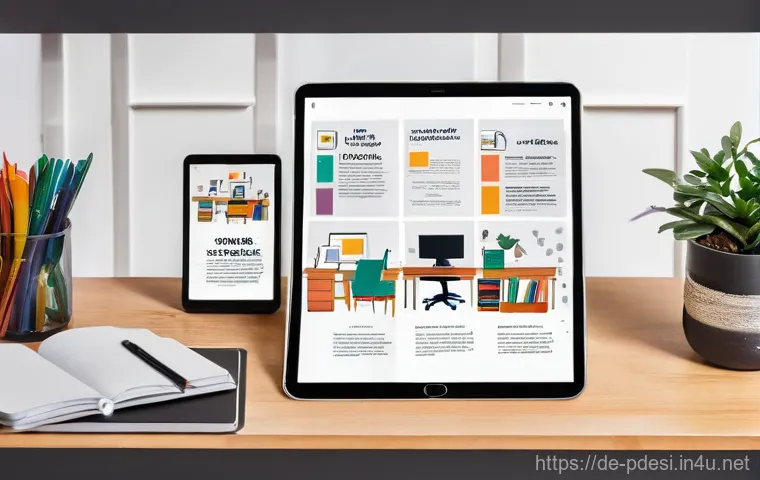 제품디자인 전문 블로그 운영 팁 - **Prompt 2: AI-Assisted Design Workflow**
    A male industrial designer, in his mid-30s, seated at ...
