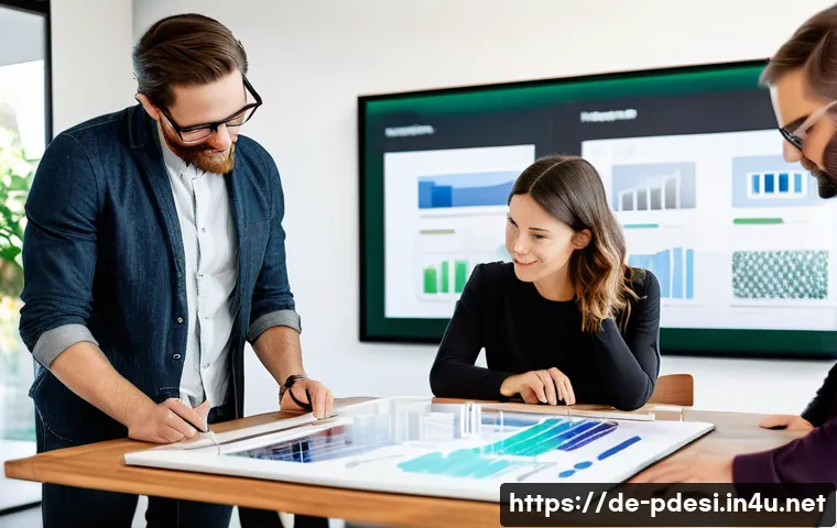 제품디자인 국제 공모전 준비 방법 - **Prompt 1: The Genesis of a Sustainable Smart Home Concept**
    A diverse team of four professiona...